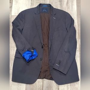 44R Men's Sfera Man Casual Blazer Gray 2 Button Sport Coat